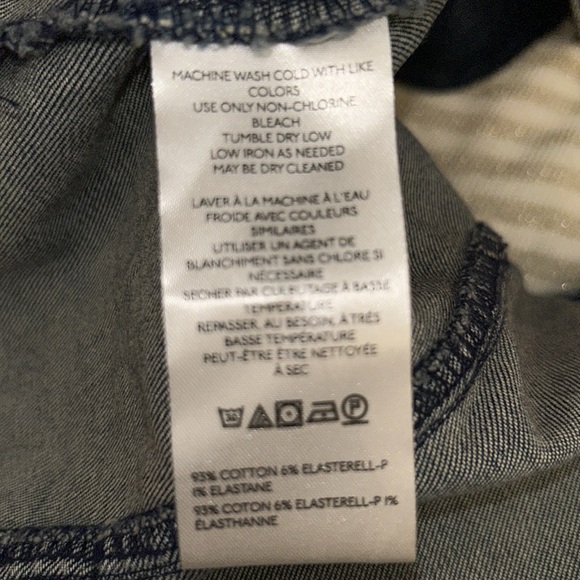 Free People Denim Button-Down Tank Top – Size Large, Super Soft - Picture 12 of 13